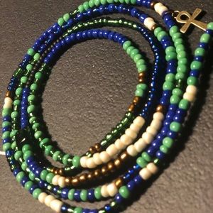 Custom made waist beads